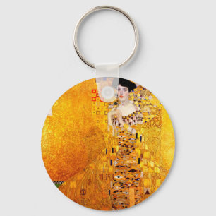Gustav Klimt Adele Bloch-Bauer Vintage Art Nouveau Schlüsselanhänger