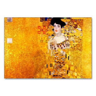 Gustav Klimt Adele Bloch-Bauer Vintage Art Nouveau Tischnummer