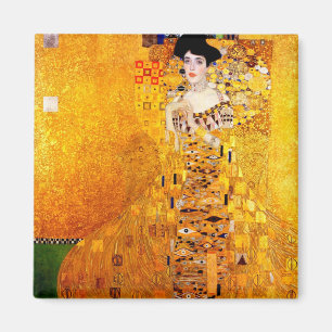Gustav Klimt Adele Bloch-Bauer Vintager Jugendstil Magnet