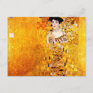 Gustav Klimt Adele Bloch-Bauer Vintager Jugendstil Postkarte