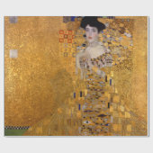 Gustav Klimt,Adele,Jugendstil,Deko,Gold,Gemälde Geschenkpapier (Flach)