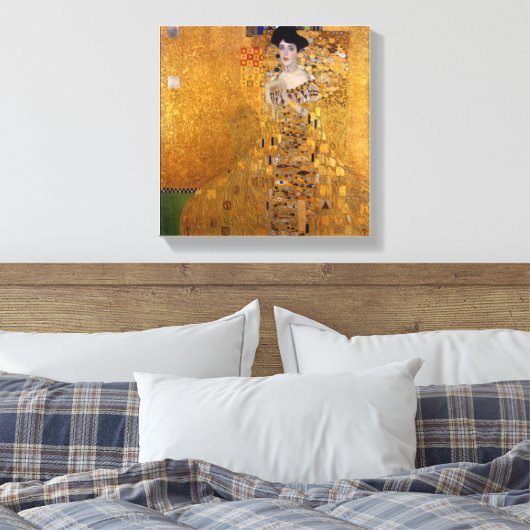 Gustav Klimt,Adele,Jugendstil,Deko,Gold,Gemälde Leinwanddruck (Insitu (Schlafzimmer))