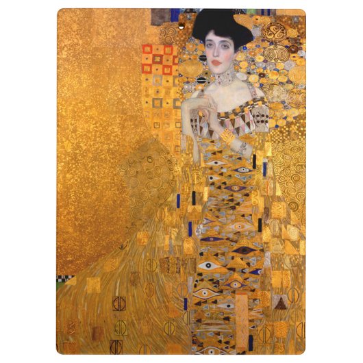 Gustav Klimt Adele Portrait Klemmbrett (Rückseite)