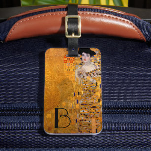 Gustav Klimt Adele Portrait Mit Monogramm Gepäckanhänger
