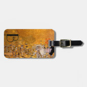 Gustav Klimt Adele Portrait Mit Monogramm Gepäckanhänger (Vorderseite horizontal)