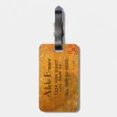 Gustav Klimt Adele Portrait Mit Monogramm Gepäckanhänger (Rückseite vertikal)