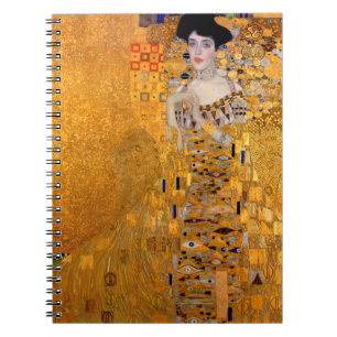 Gustav Klimt "Adele" Portrait Vintag Notizblock