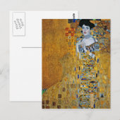 Gustav Klimt - Adele Postkarte (Vorne/Hinten)