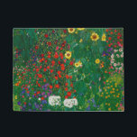 Gustav Klimt - Agrargarten mit Blume Fußmatte<br><div class="desc">Gustav Klimt - Agrargarten mit Blume</div>