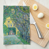 Gustav Klimt - Allee im Park Schloss Kammer Geschirrtuch (Viertel Falte)
