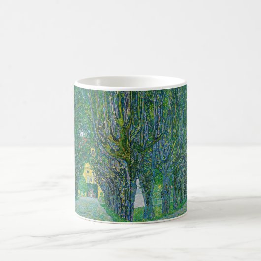Gustav Klimt - Allee im Park Schloss Kammer Kaffeetasse (Mittel)