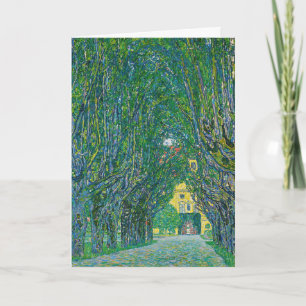 Gustav Klimt - Allee im Park Schloss Kammer Karte