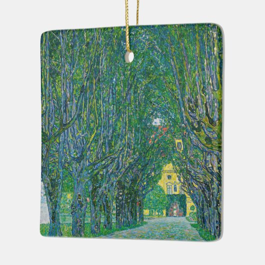 Gustav Klimt - Allee im Park Schloss Kammer Keramikornament (Links)