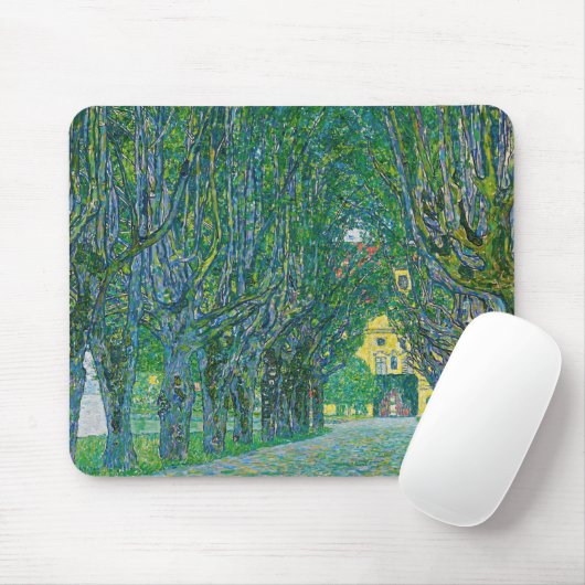 Gustav Klimt - Allee im Park Schloss Kammer Mousepad (Mit Mouse)