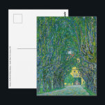 Gustav Klimt - Allee im Park Schloss Kammer Postkarte<br><div class="desc">Avenue im Salzkammergut - Gustav Klimt,  Oil on Leinwand,  1912</div>