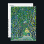 Gustav Klimt - Allee im Park Schloss Kammer Postkarte<br><div class="desc">Avenue im Salzkammergut - Gustav Klimt,  Oil on Leinwand,  1912</div>