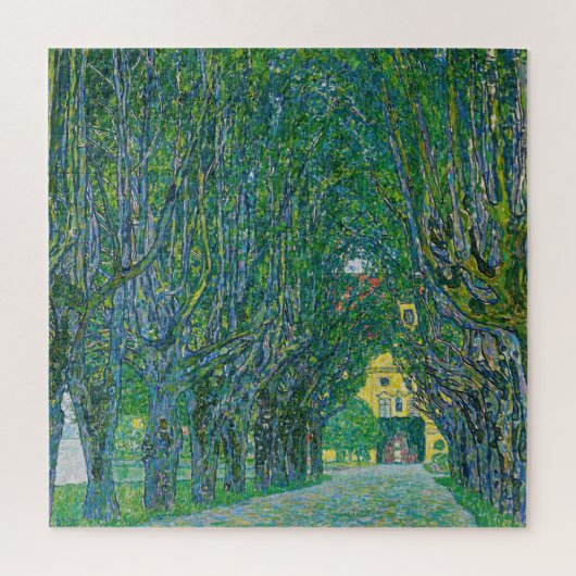 Gustav Klimt - Allee im Park Schloss Kammer Puzzle (Vertikal)