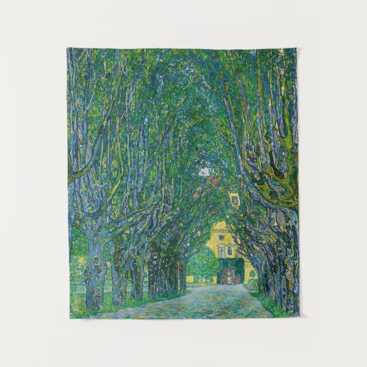 Gustav Klimt - Allee im Park Schloss Kammer Wandteppich (Vorderseite)