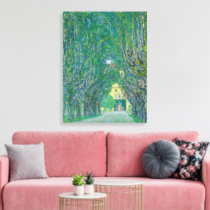 Gustav Klimt: Allee im Schloss Kammer Park Leinwanddruck