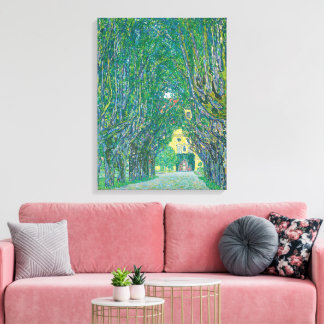 Gustav Klimt: Allee im Schloss Kammer Park Leinwanddruck