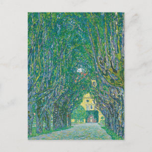 Gustav Klimt: Allee im Schloss Kammer Park Postkarte