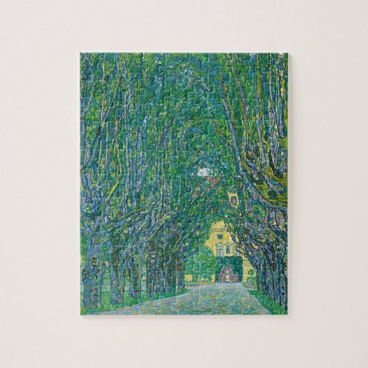 Gustav Klimt Allee Schloss Kramer Park Puzzle (Vertikal)