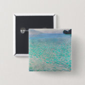 Gustav Klimt - Am Attersee Button (Vorne & Hinten)