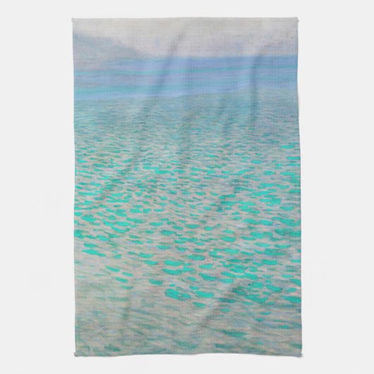 Gustav Klimt - Am Attersee Geschirrtuch (Vertikal)