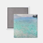 Gustav Klimt - Am Attersee Magnet (Vorderseite/Rückseite)