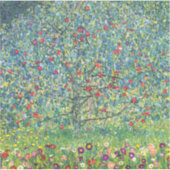 Gustav Klimt - Apfelbaum Aufkleber (Vorderseite)