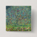 Gustav Klimt - Apfelbaum Button<br><div class="desc">Apfelbaum I - Gustav Klimt,  Öl auf Leinwand,  1907</div>