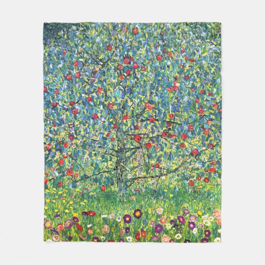Gustav Klimt: Apfelbaum Fleecedecke (Vorderseite)