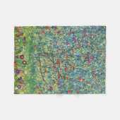 Gustav Klimt - Apfelbaum Fleecedecke (Vorderseite (Horizontal))