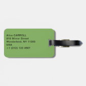 Gustav Klimt - Apfelbaum Gepäckanhänger (Rückseite horizontal)