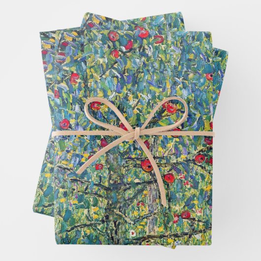 Gustav Klimt - Apfelbaum Geschenkpapier Set (Beispiel)
