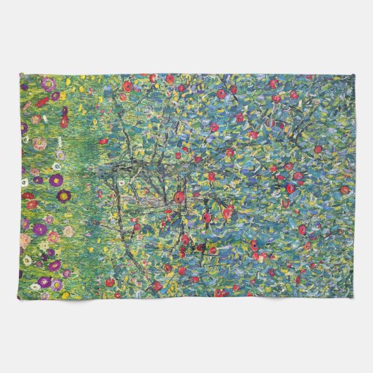 Gustav Klimt - Apfelbaum Geschirrtuch (Horizontal)