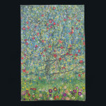 Gustav Klimt - Apfelbaum Geschirrtuch<br><div class="desc">Apfelbaum I - Gustav Klimt,  Öl auf Leinwand,  1907</div>