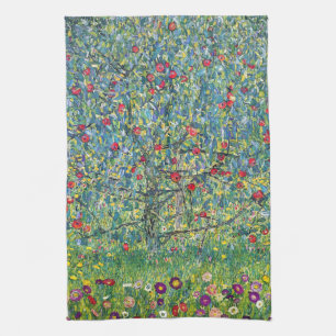 Gustav Klimt - Apfelbaum Geschirrtuch