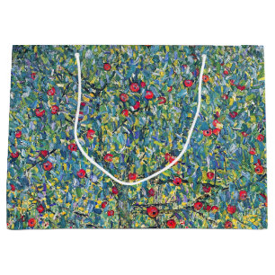 Gustav Klimt - Apfelbaum Große Geschenktüte