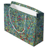 Gustav Klimt - Apfelbaum Große Geschenktüte (Rückseite Schrägansicht)