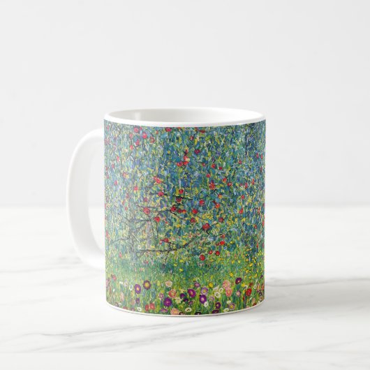 Gustav Klimt - Apfelbaum Kaffeetasse (Vorderseite Links)