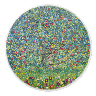 Gustav Klimt - Apfelbaum Keramikknauf