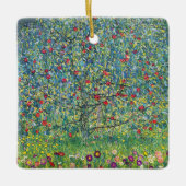 Gustav Klimt - Apfelbaum Keramikornament (Vorderseite)