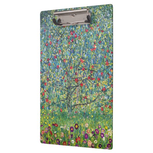 Gustav Klimt - Apfelbaum Klemmbrett (Links)
