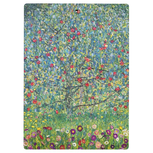 Gustav Klimt - Apfelbaum Klemmbrett (Rückseite)