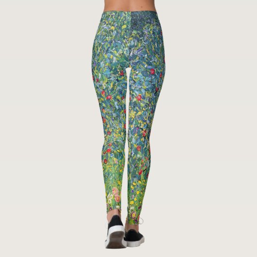 Gustav Klimt - Apfelbaum Leggings (Rückseite)