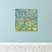 Gustav Klimt - Apfelbaum Leinwanddruck (Insitu (Holzboden))