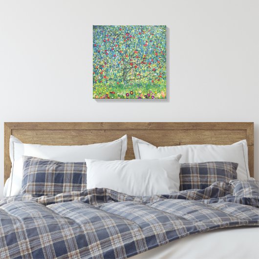 Gustav Klimt - Apfelbaum Leinwanddruck (Insitu (Schlafzimmer))