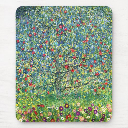 Gustav Klimt: Apfelbaum Mousepad (Vorne)