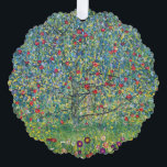 Gustav Klimt - Apfelbaum Ornament Karte<br><div class="desc">Apfelbaum I - Gustav Klimt,  Öl auf Leinwand,  1907</div>